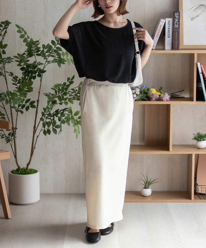 nAvy SARARI ウェーブサテンドルマンプルオーバー レディース メール便 対応商品商品画像-17