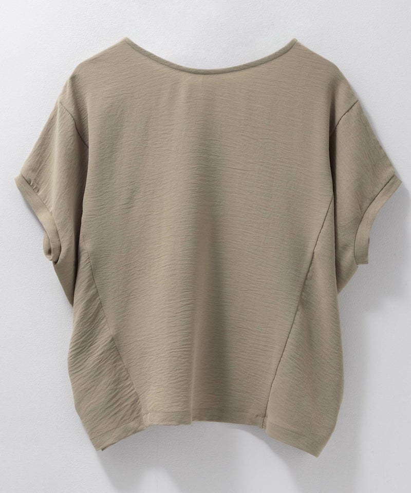 nAvy SARARI ウェーブサテンドルマンプルオーバー レディース メール便 対応商品商品画像-29