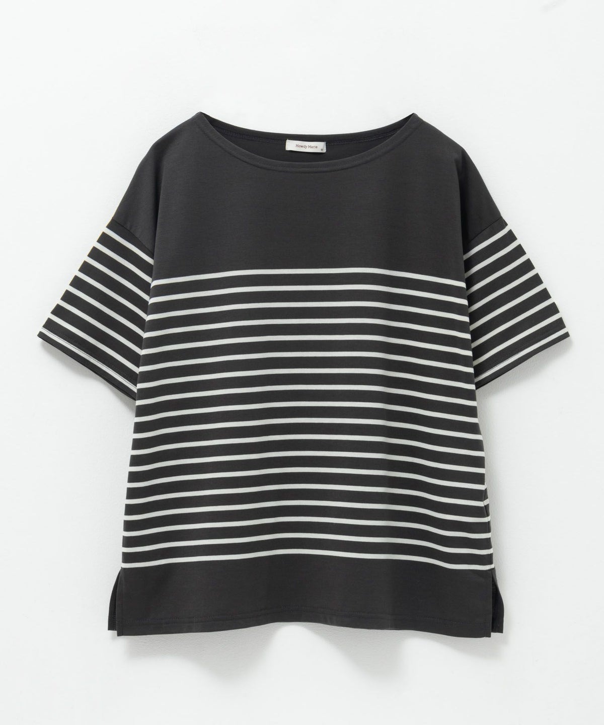 Howdy Marie ボーダー5分袖Tシャツ レディース ネコポス 対応商品