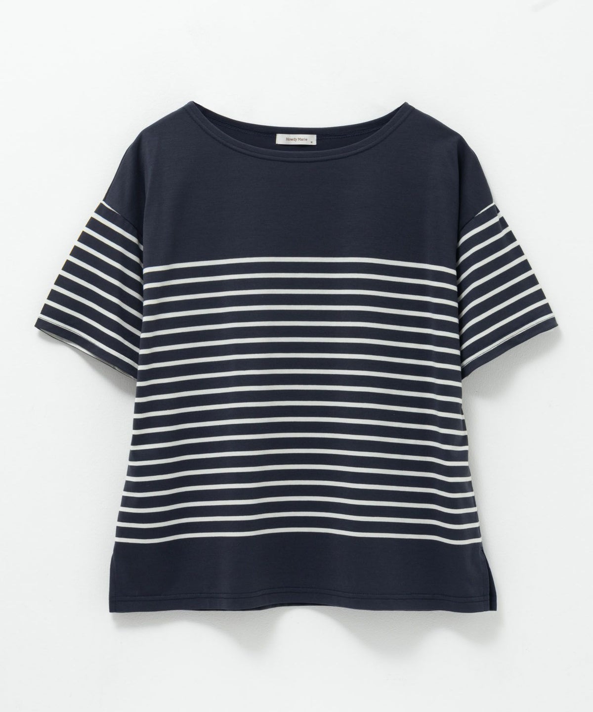 Howdy Marie ボーダー5分袖Tシャツ レディース ネコポス 対応商品
