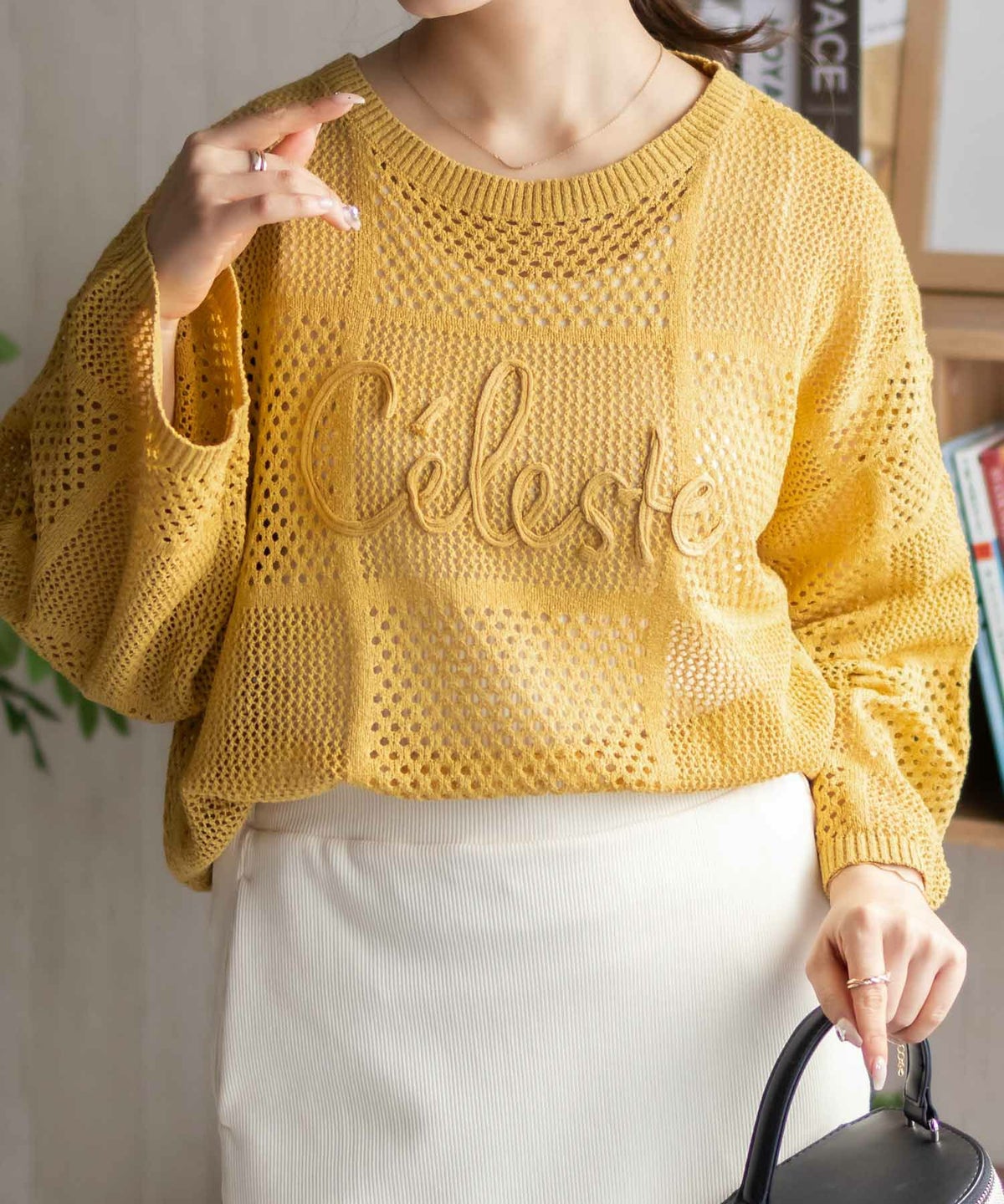 Howdy Marie ロープメッシュニット レディース