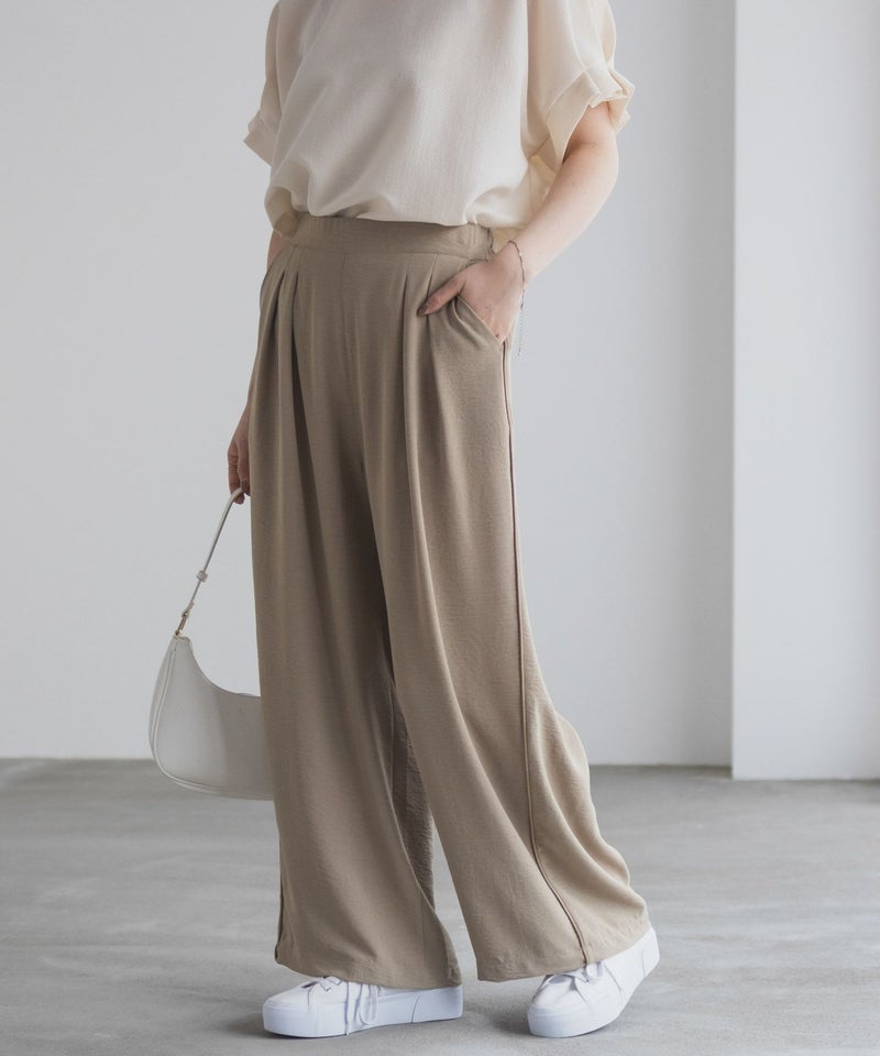 nAvy SARARI ウェーブワイドパンツ レディース商品画像-5