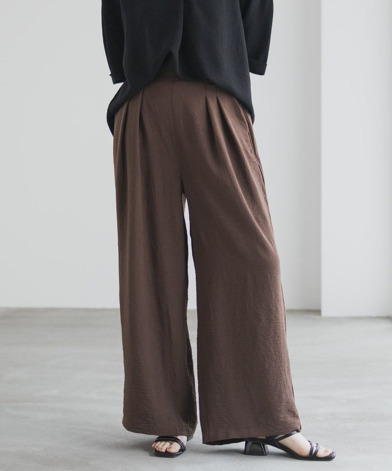 nAvy SARARI ウェーブワイドパンツ レディース商品画像-6