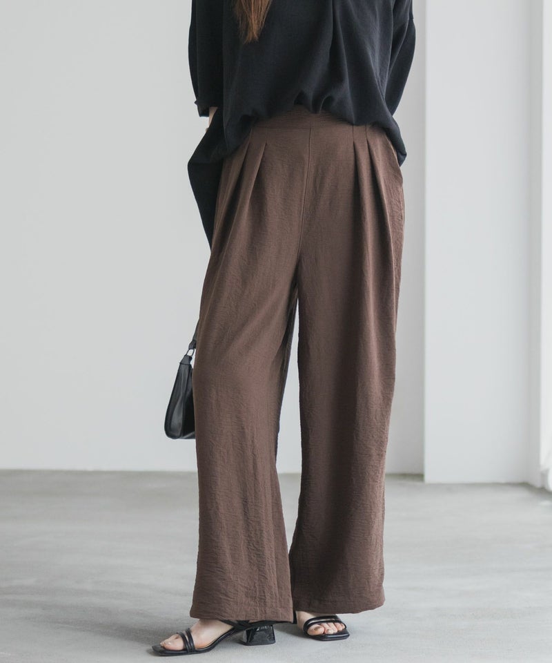 nAvy SARARI ウェーブワイドパンツ レディース商品画像-7