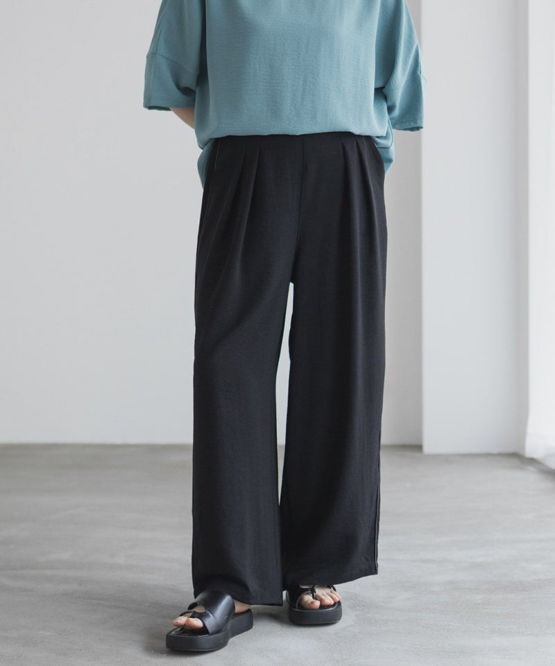 nAvy SARARI  ウェーブワイドパンツ レディース商品画像-16