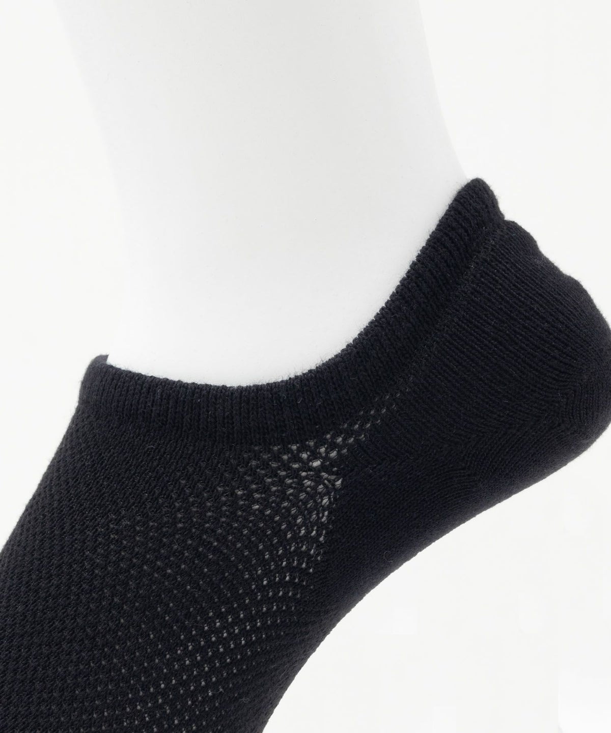 NAVY スニーカーインソックス 総メッシュ 無地 メンズ