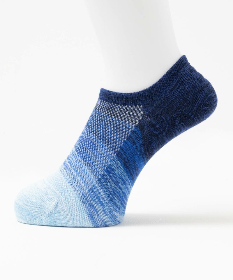 NAVY  スニーカーインソックス グラデーションメッシュ メンズ商品画像-1