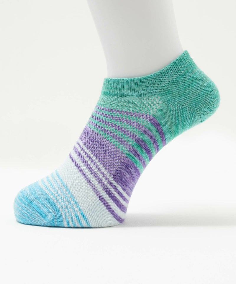 NAVY アンクルソックス グラデーションメッシュ メンズ商品画像-3