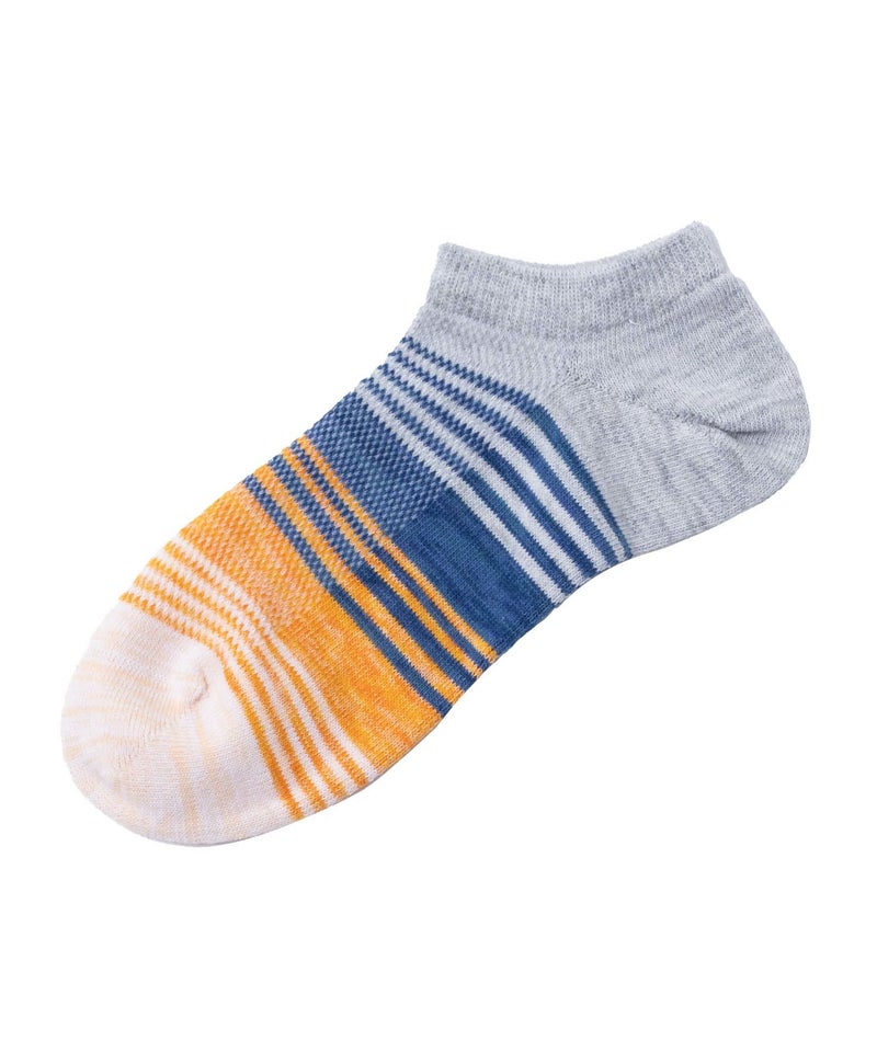 NAVY アンクルソックス グラデーションメッシュ メンズ商品画像-5