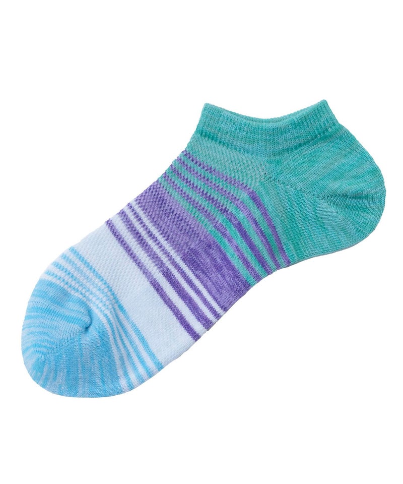 NAVY  アンクルソックス グラデーションメッシュ メンズ商品画像-7