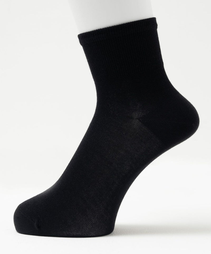 NAVY クォーターソックス 薄手 無地 メンズ商品画像-3