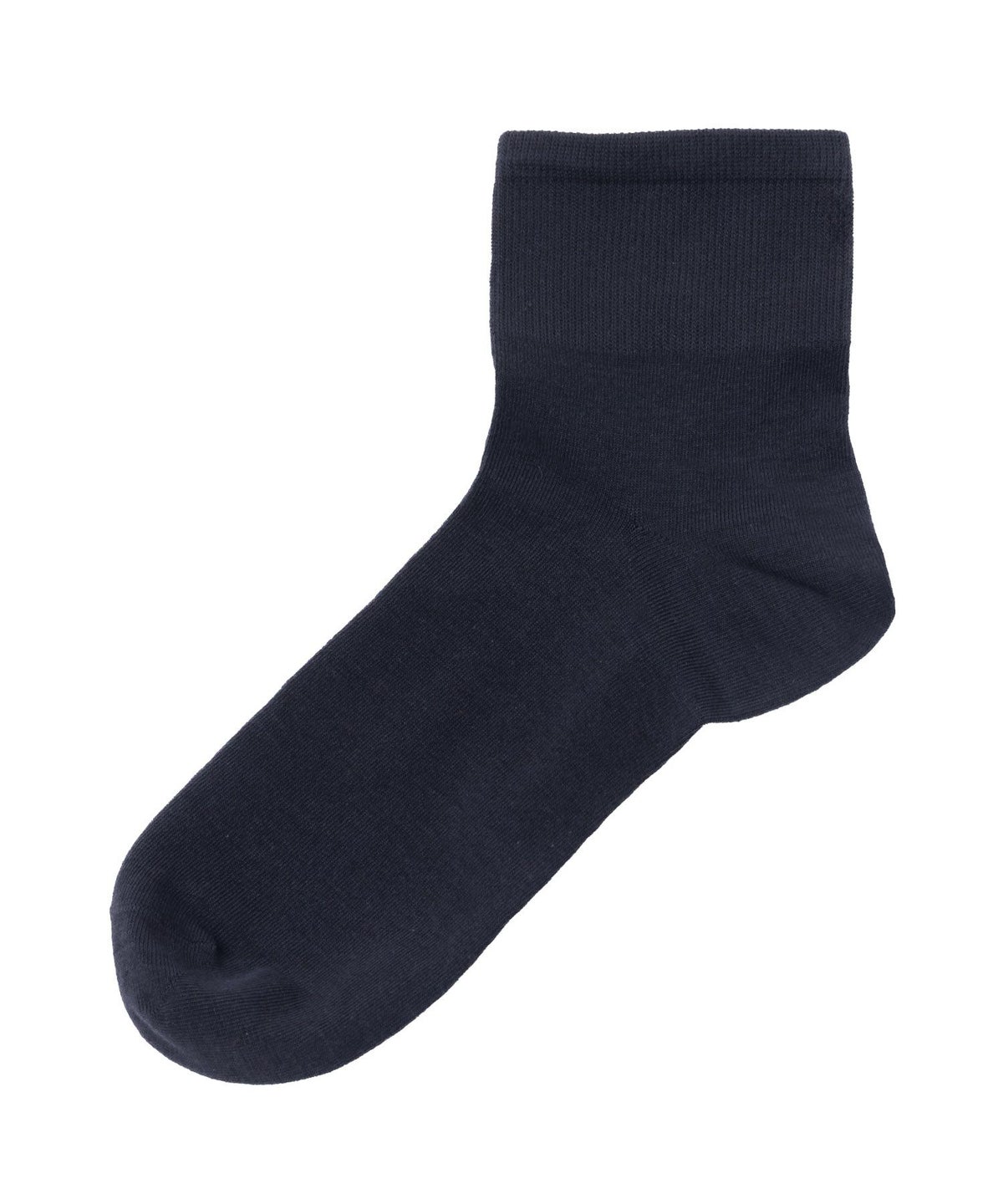 NAVY クォーターソックス 薄手 無地 メンズ