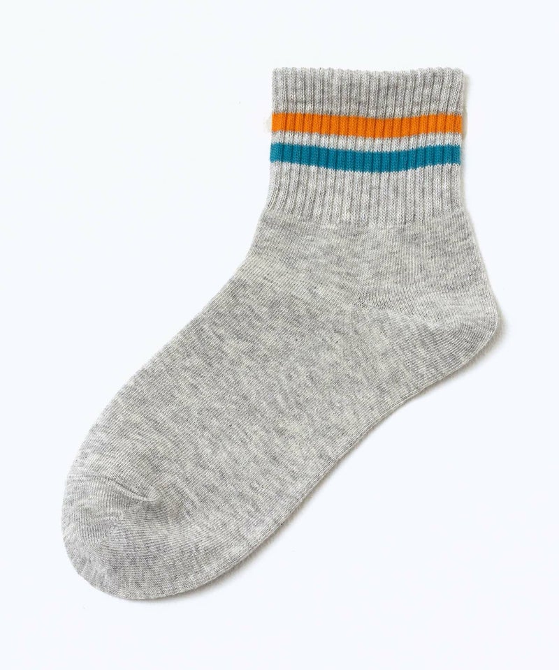 NAVY クォーターソックス 2本ライン レディース商品画像-6