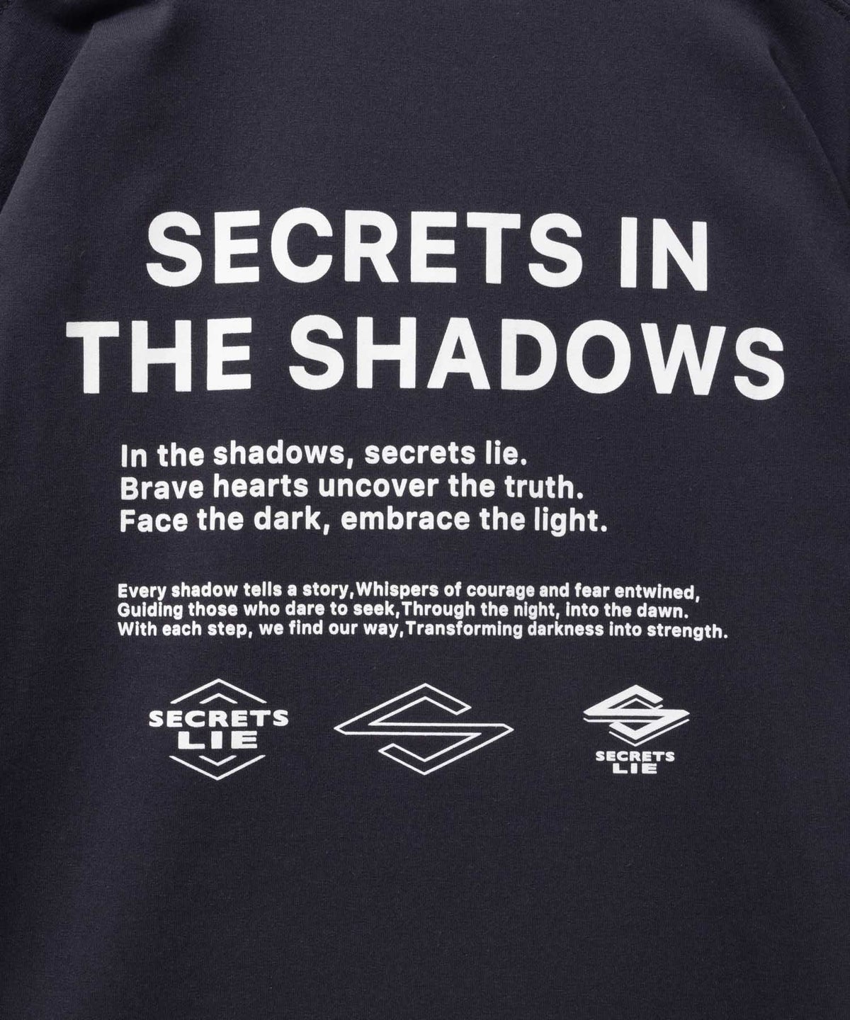 T-GRAPHICS メッセージプリント長袖Tシャツ メンズ