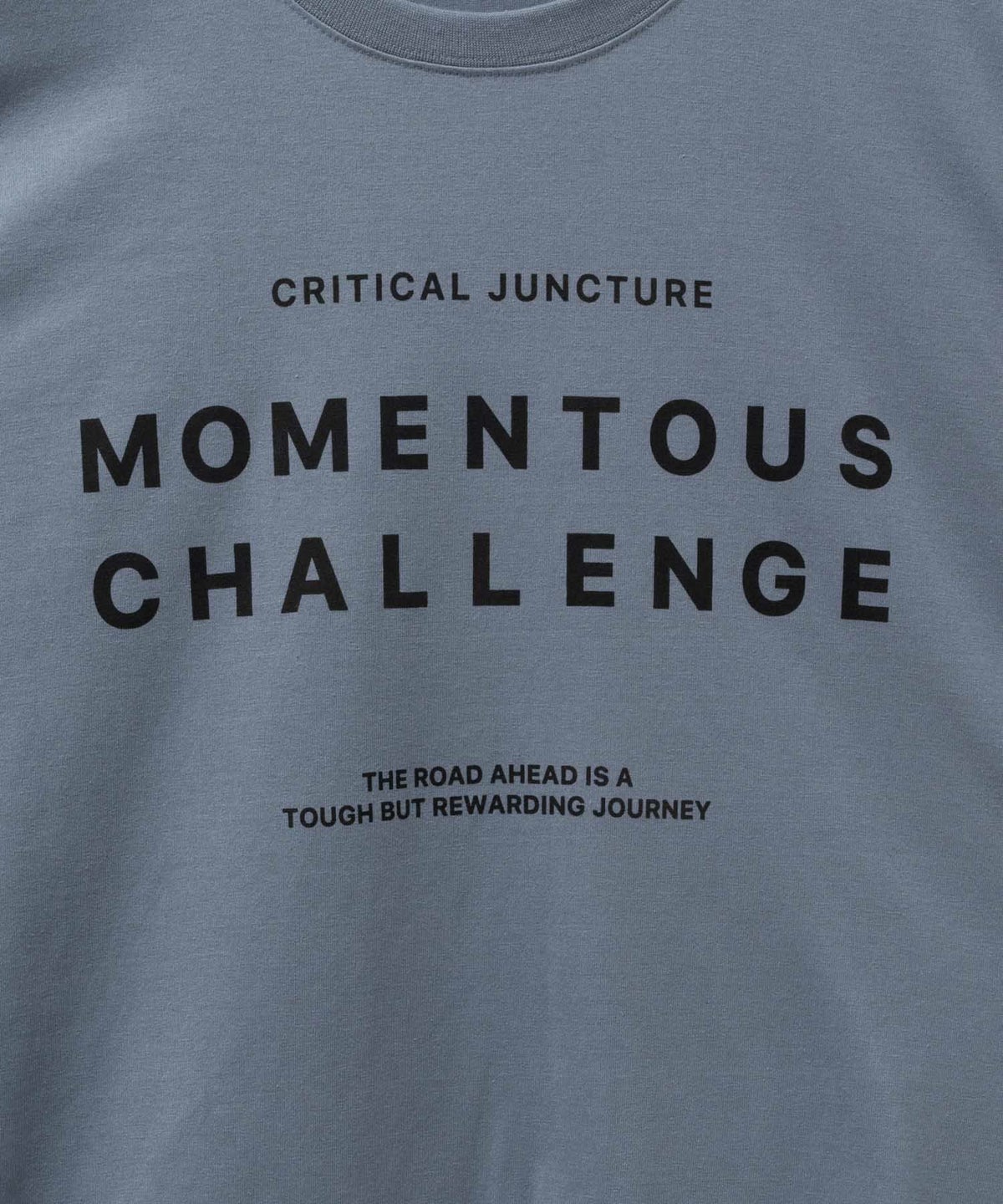 T-GRAPHICS メッセージプリント長袖Tシャツ メンズ