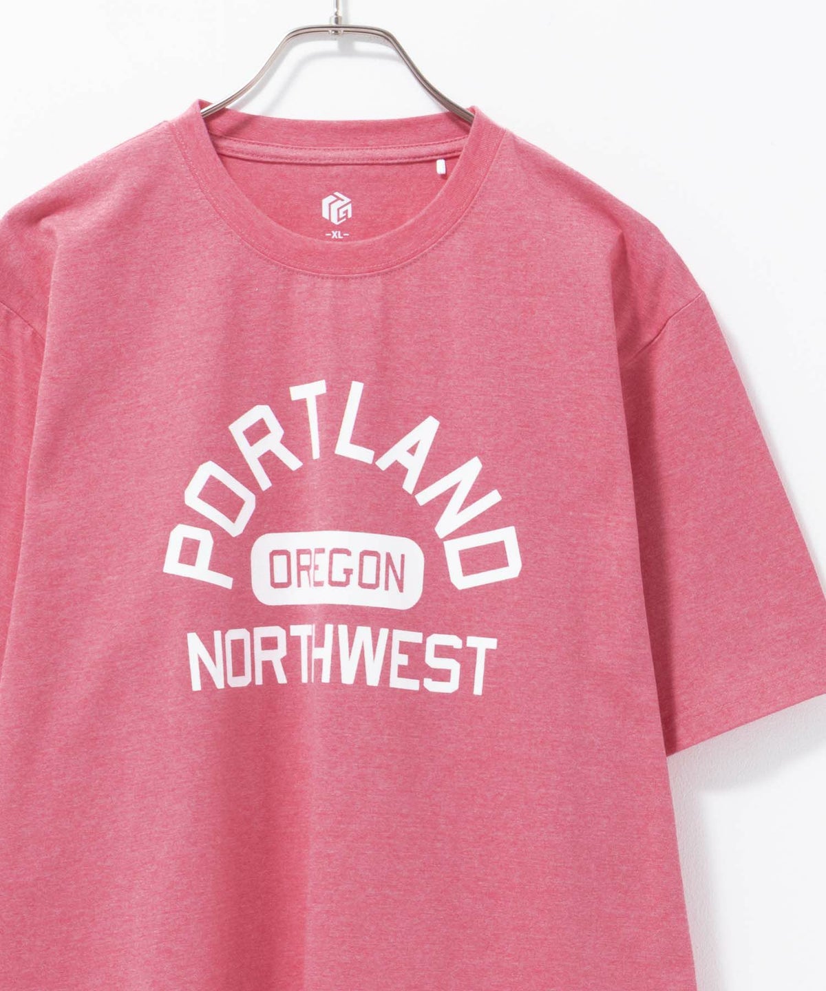 T-GRAPHICS カレッジロゴ半袖Tシャツ メンズ ネコポス 対応商品