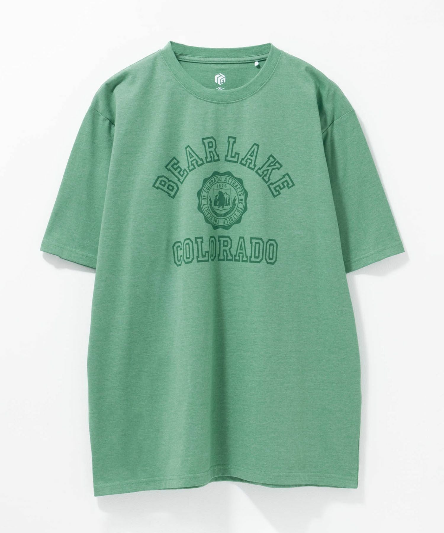 T-GRAPHICS カレッジロゴ半袖Tシャツ メンズ