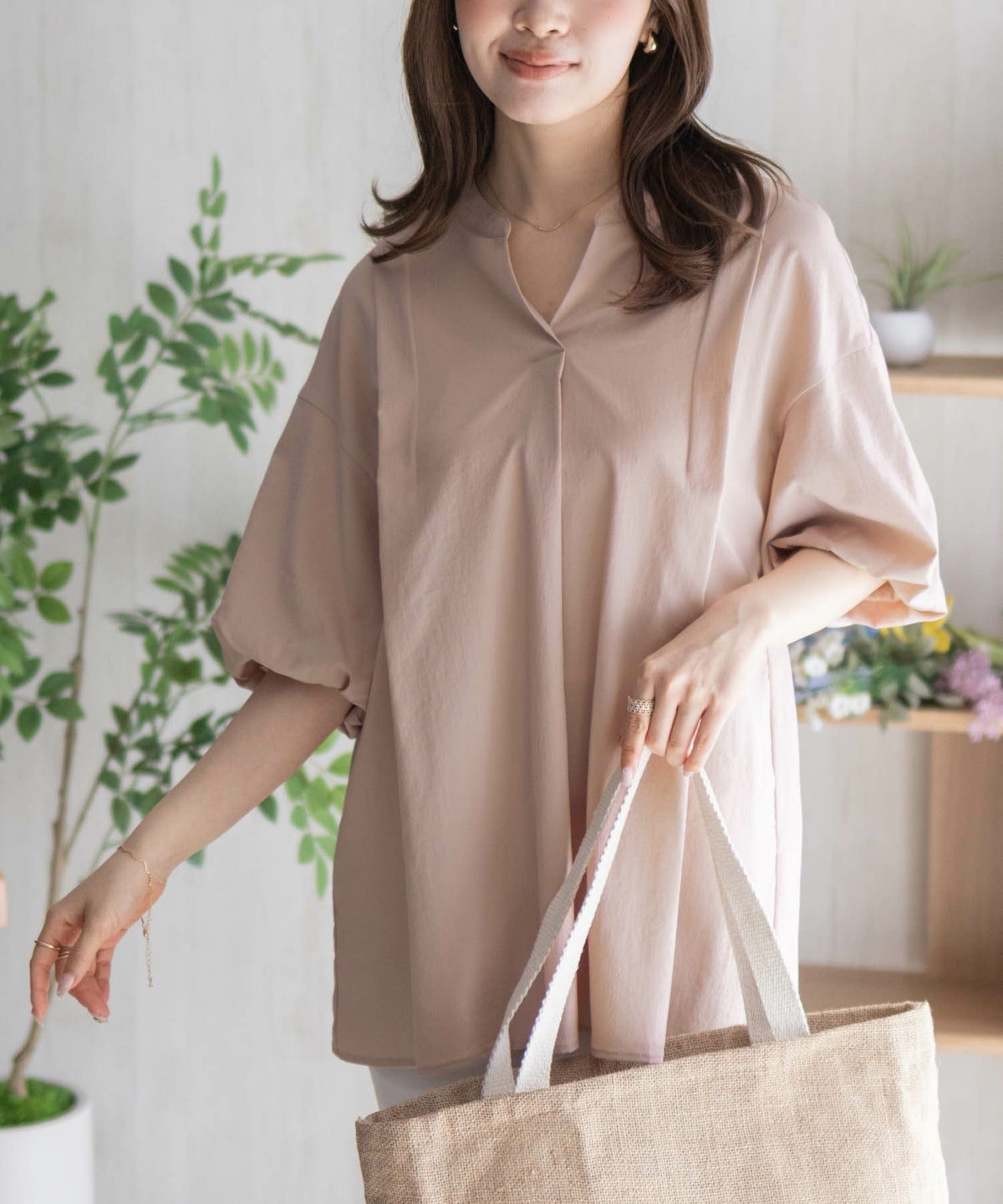 HusHusH バルーンスリーブブラウス レディース