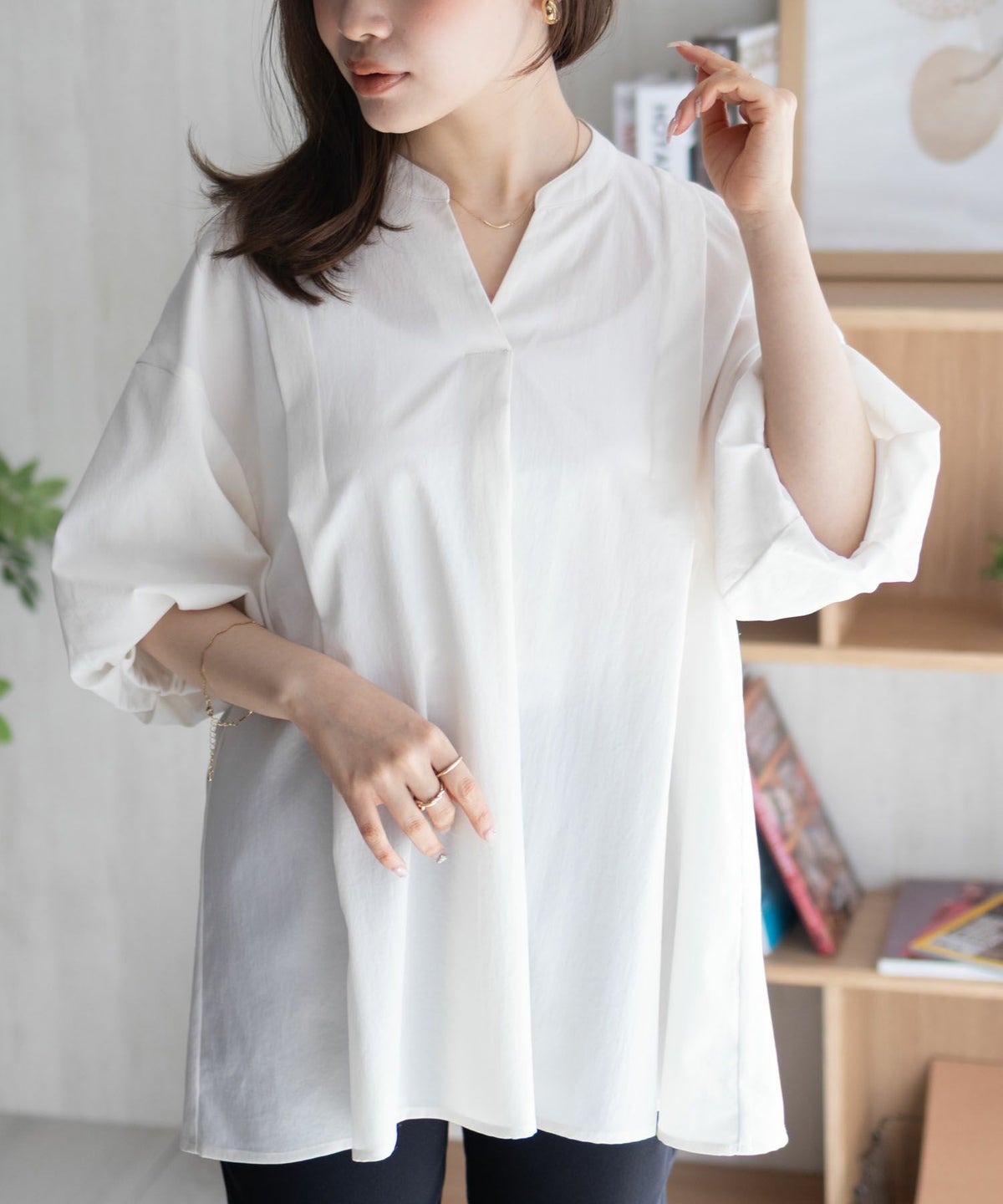 HusHusH バルーンスリーブブラウス レディース