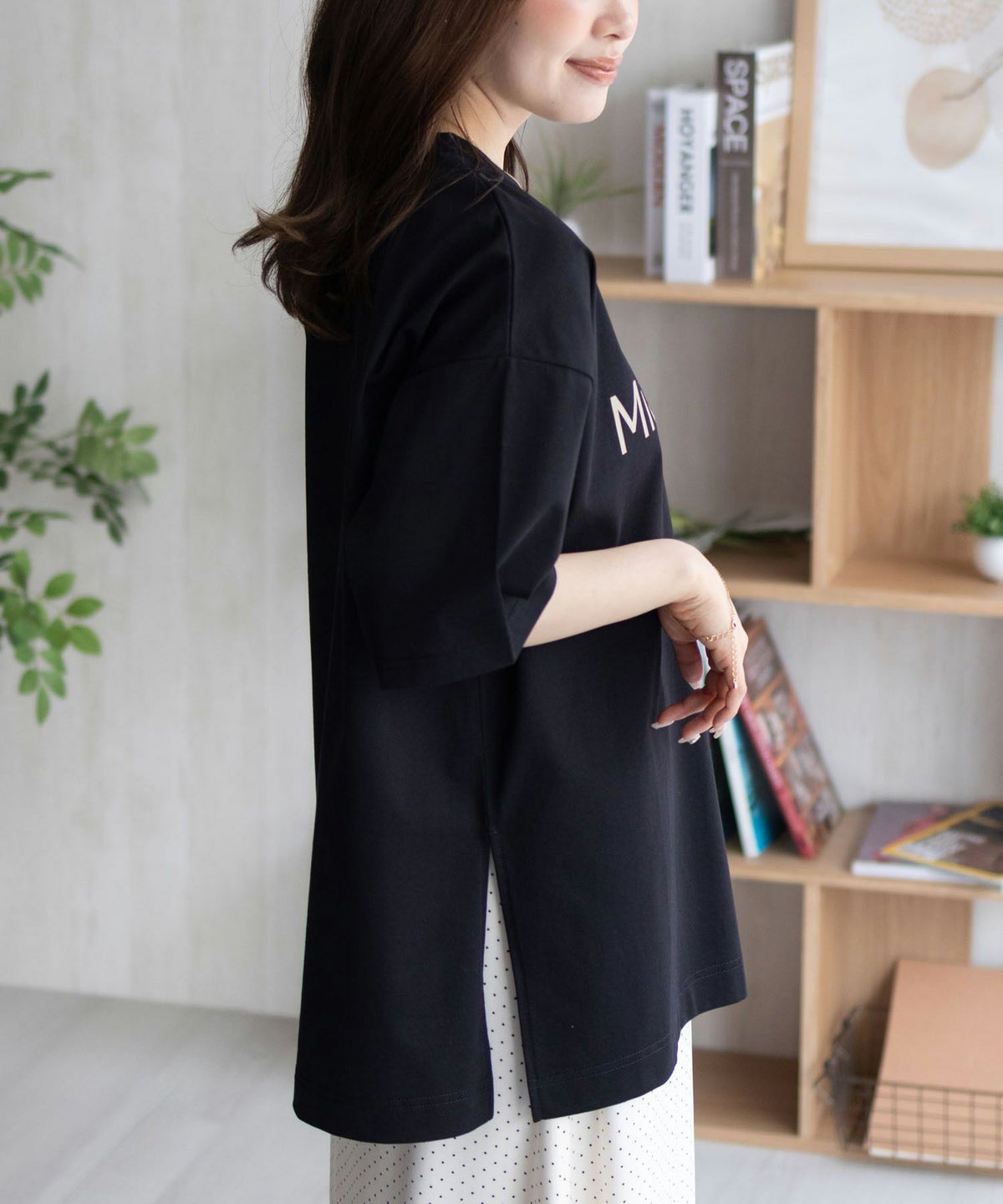 HusHusH ロゴプリントチュニック レディース ネコポス 対応商品