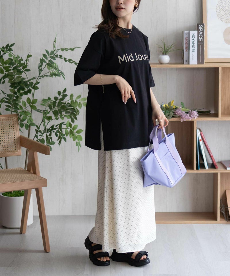 HusHusH  ロゴプリントチュニック レディース メール便 対応商品商品画像-9