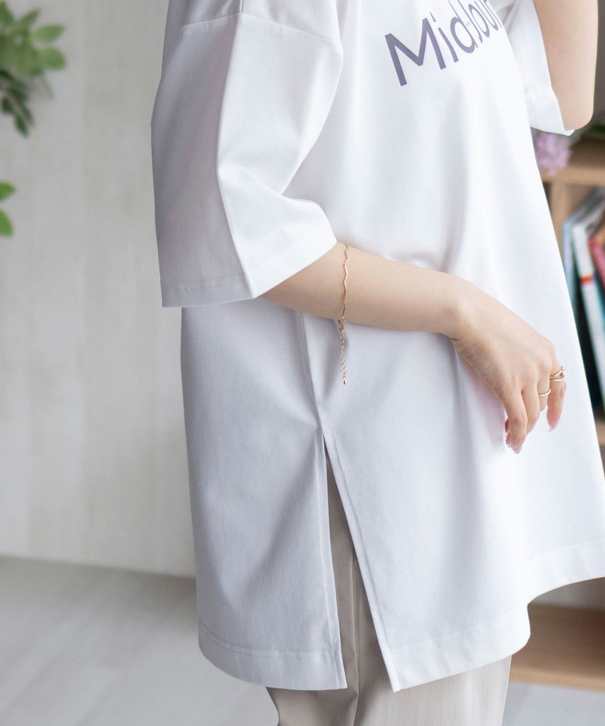 HusHusH ロゴプリントチュニック レディース ネコポス 対応商品