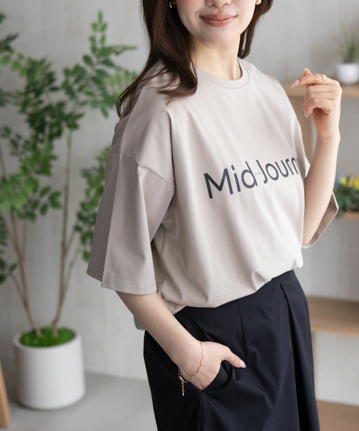 HusHusH ロゴプリントチュニック レディース ネコポス 対応商品