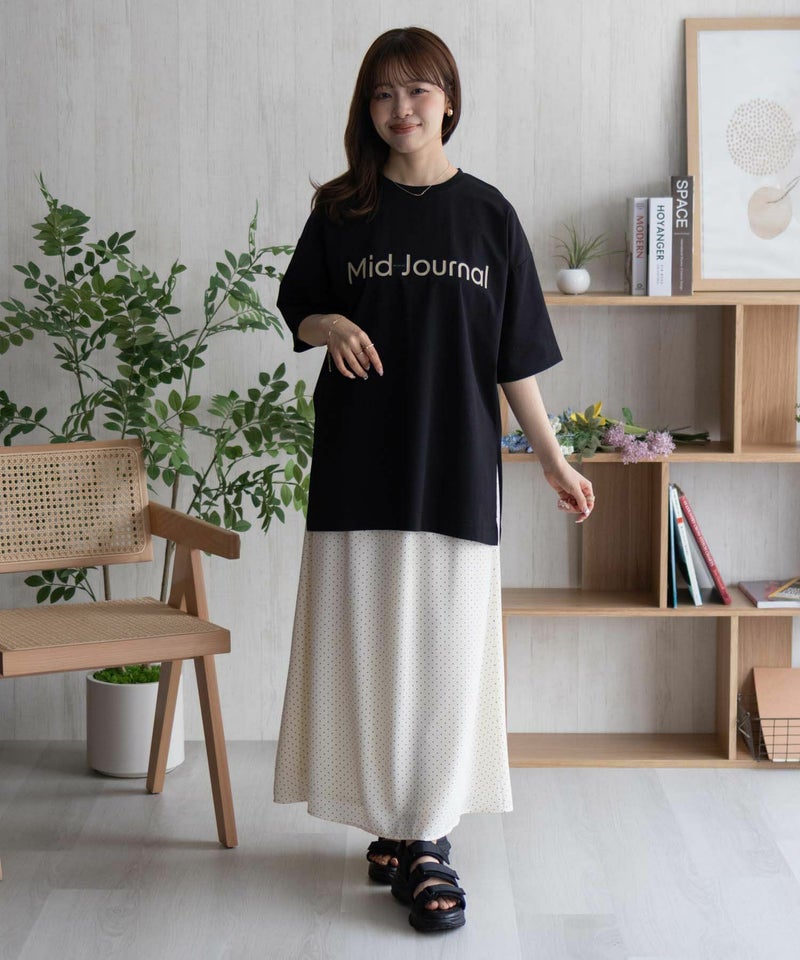 HusHusH ロゴプリントチュニック レディース メール便 対応商品商品画像-28