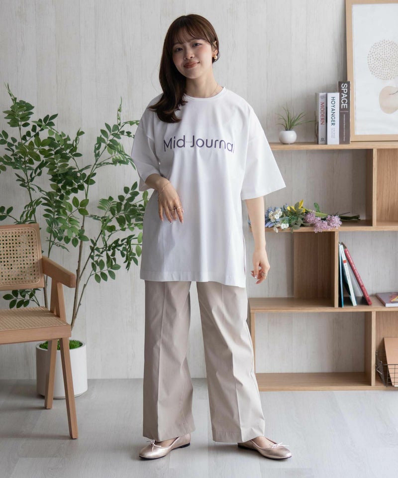 HusHusH ロゴプリントチュニック レディース メール便 対応商品商品画像-29