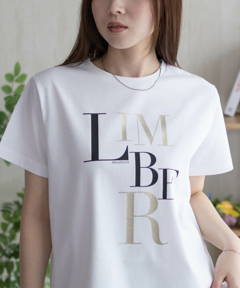 HusHusH ロゴプリントTシャツ レディース メール便 対応商品商品画像-4