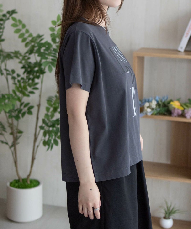 HusHusH ロゴプリントTシャツ レディース メール便 対応商品商品画像-11