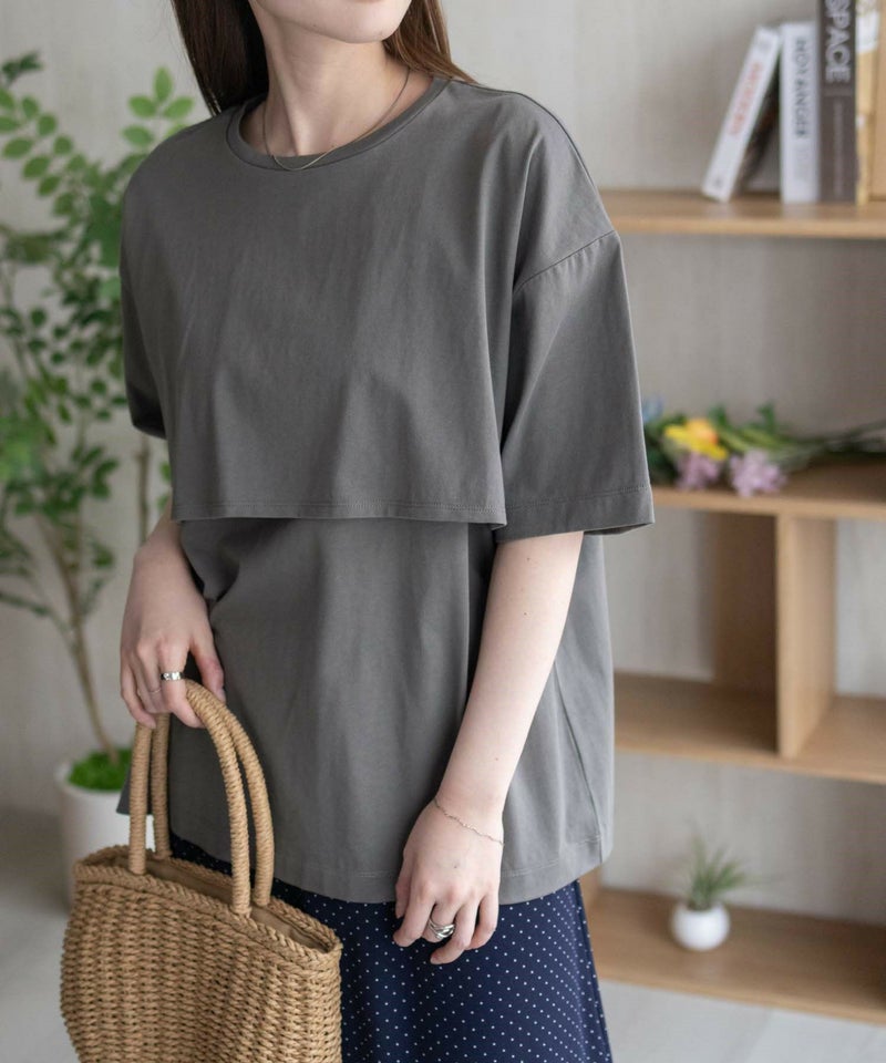 HusHusH  レイヤードフリルプルオーバー レディース メール便 対応商品商品画像-1