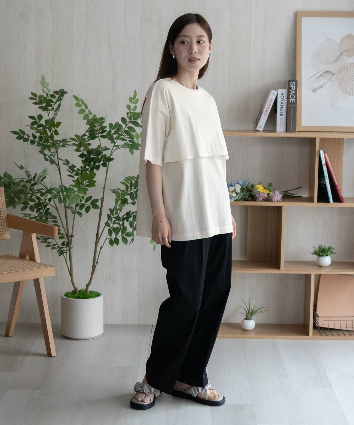 HusHusH レイヤードフリルプルオーバー レディース ネコポス 対応商品