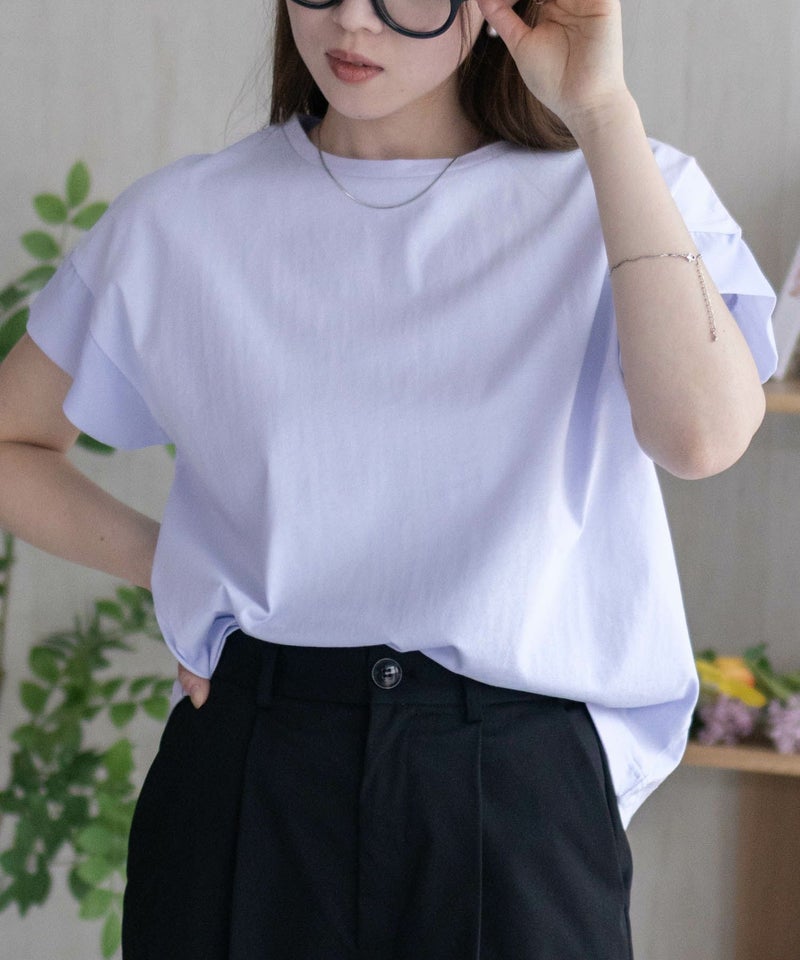 HusHusH 袖切替プルオーバー レディース メール便 対応商品商品画像-5