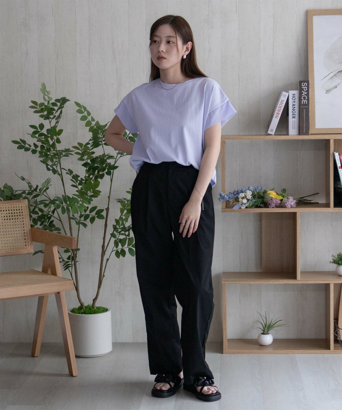 HusHusH 袖切替プルオーバー レディース ネコポス 対応商品