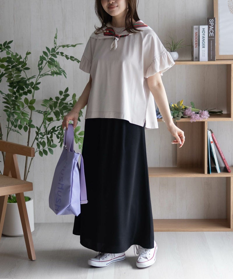 HusHusH 袖フリルプルオーバー レディース メール便 対応商品商品画像-20