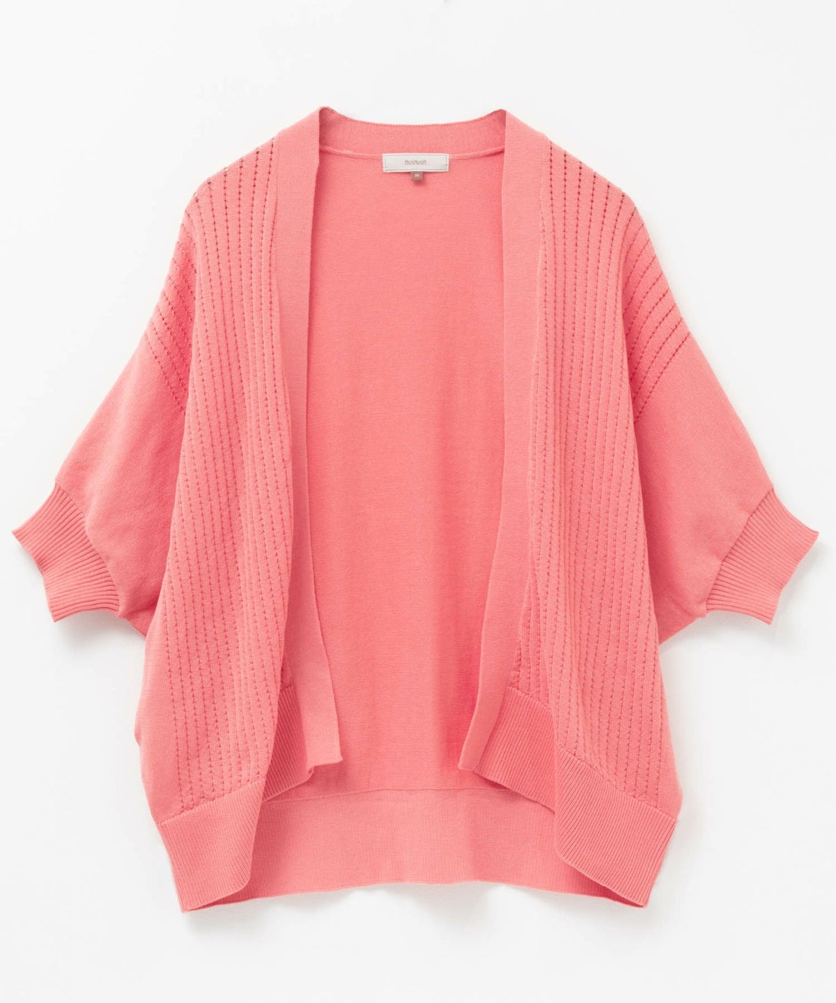 HusHusH 透かし編みドルマンカーディガン レディース