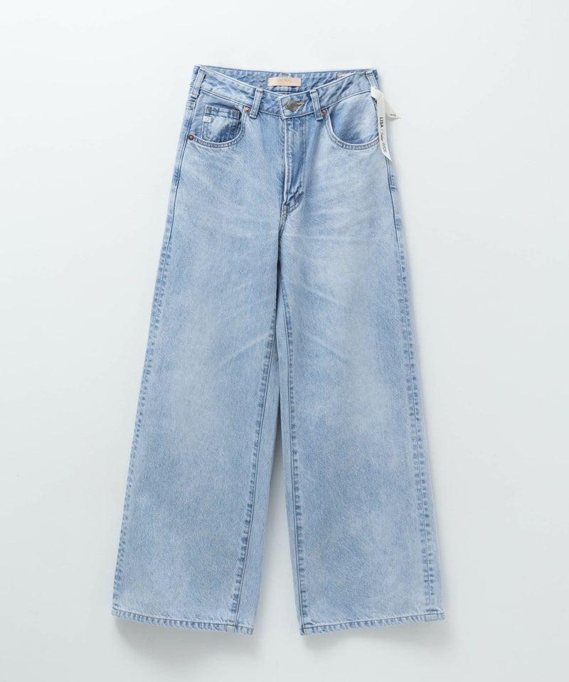 SOMETHING LISA ヴィンテージワイドデニムパンツ レディース商品画像-10