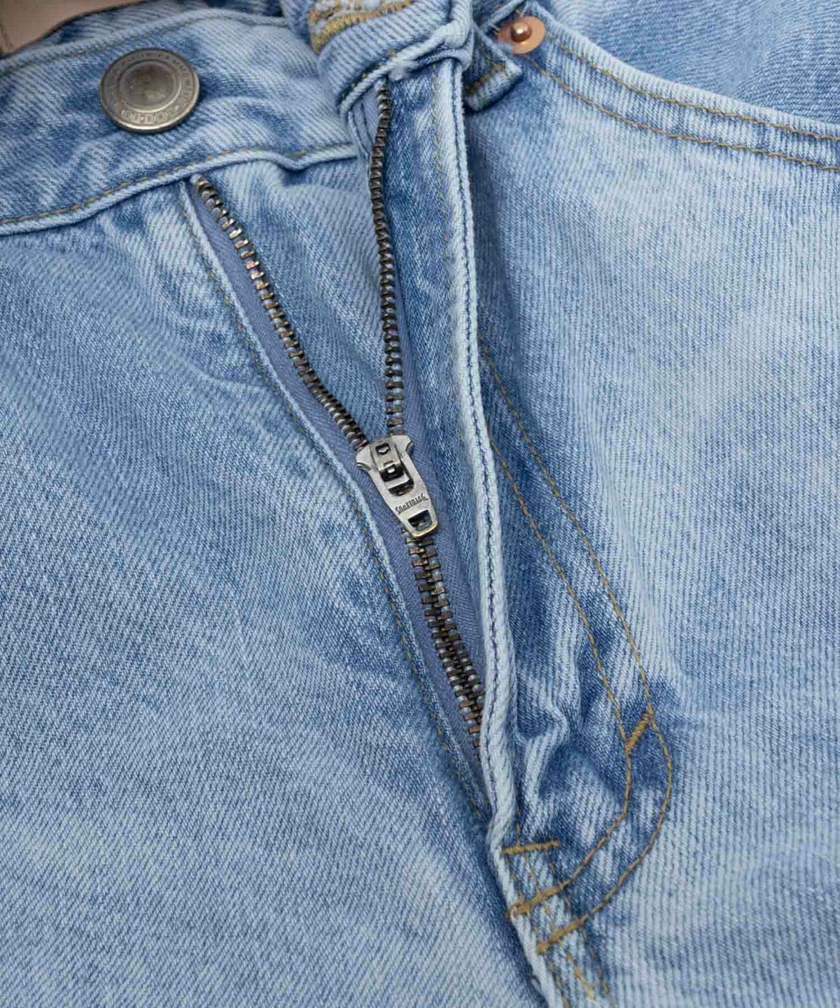 SOMETHING LISA ヴィンテージワイドデニムパンツ レディース