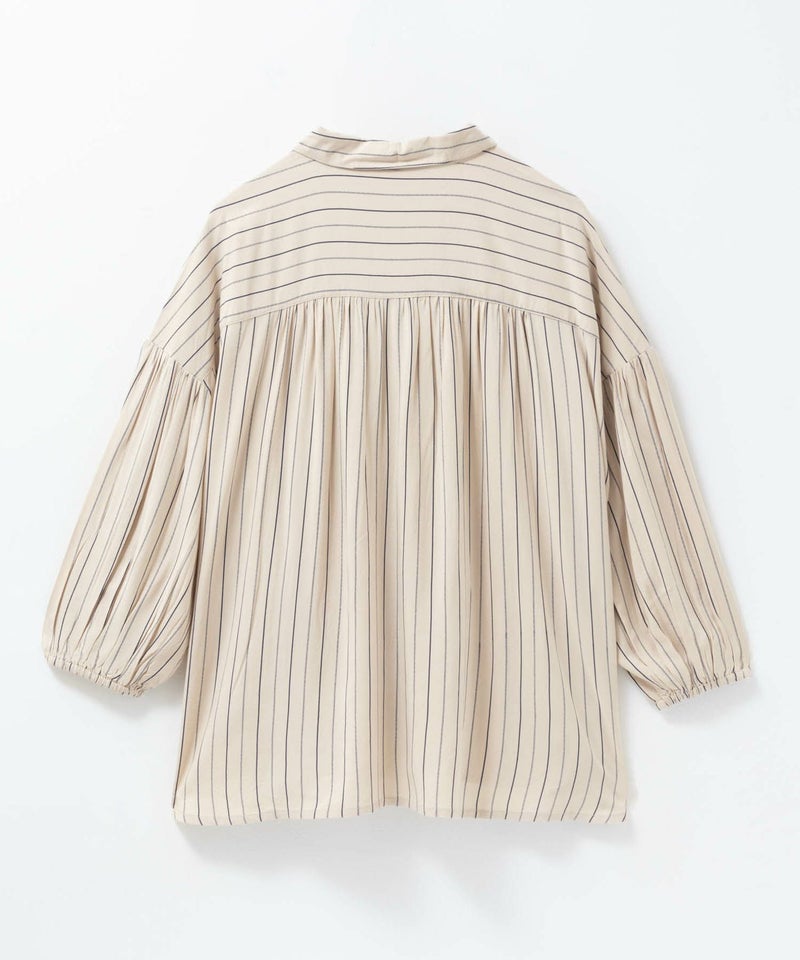 Howdy Marie インドファブリック 7分袖シャーリングチュニック レディース商品画像-24