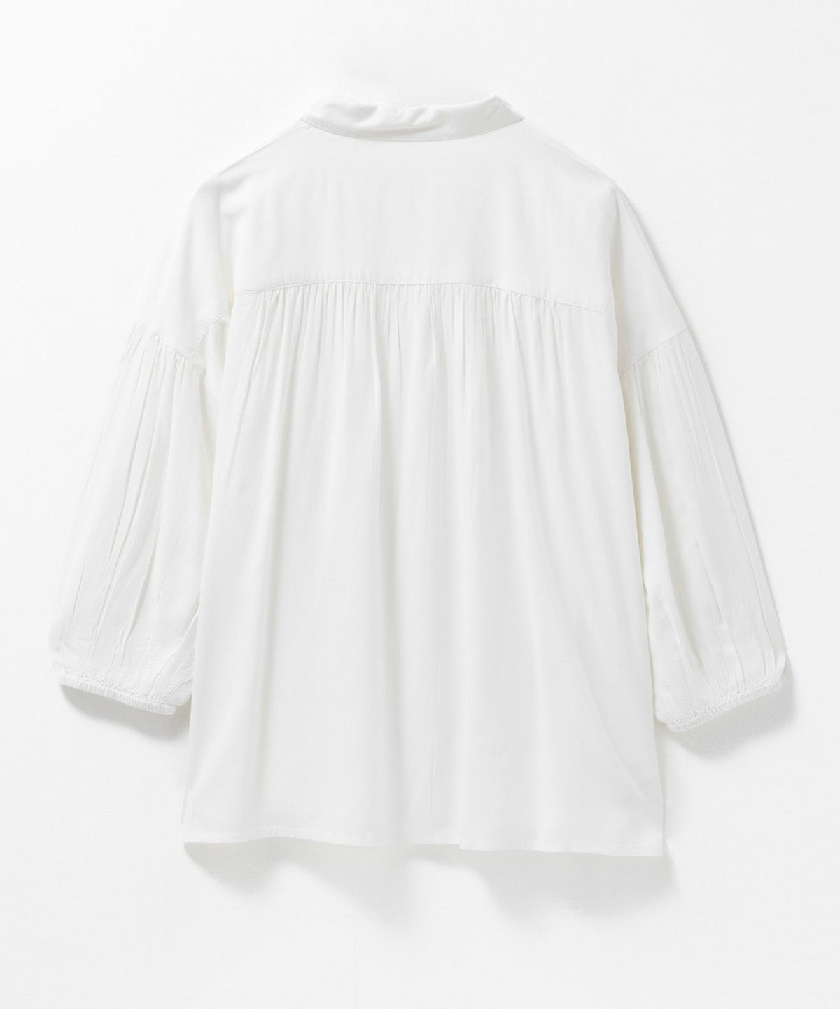 Howdy Marie インドファブリック 7分袖シャーリングチュニック レディース