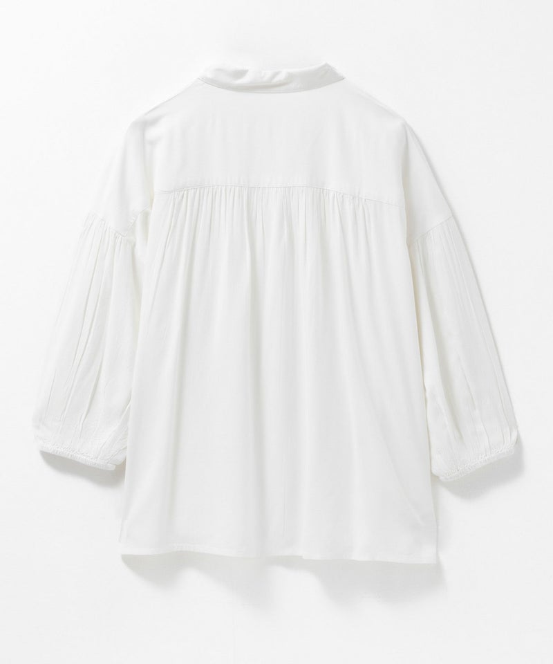 Howdy Marie インドファブリック 7分袖シャーリングチュニック レディース商品画像-26