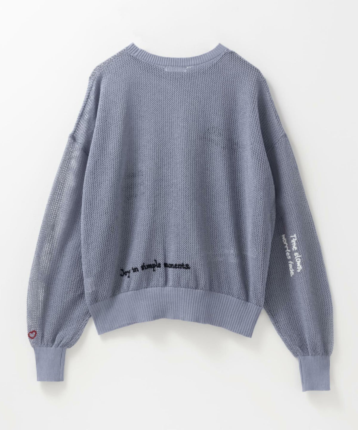 nAvy ランダム刺繍プルオーバー レディース