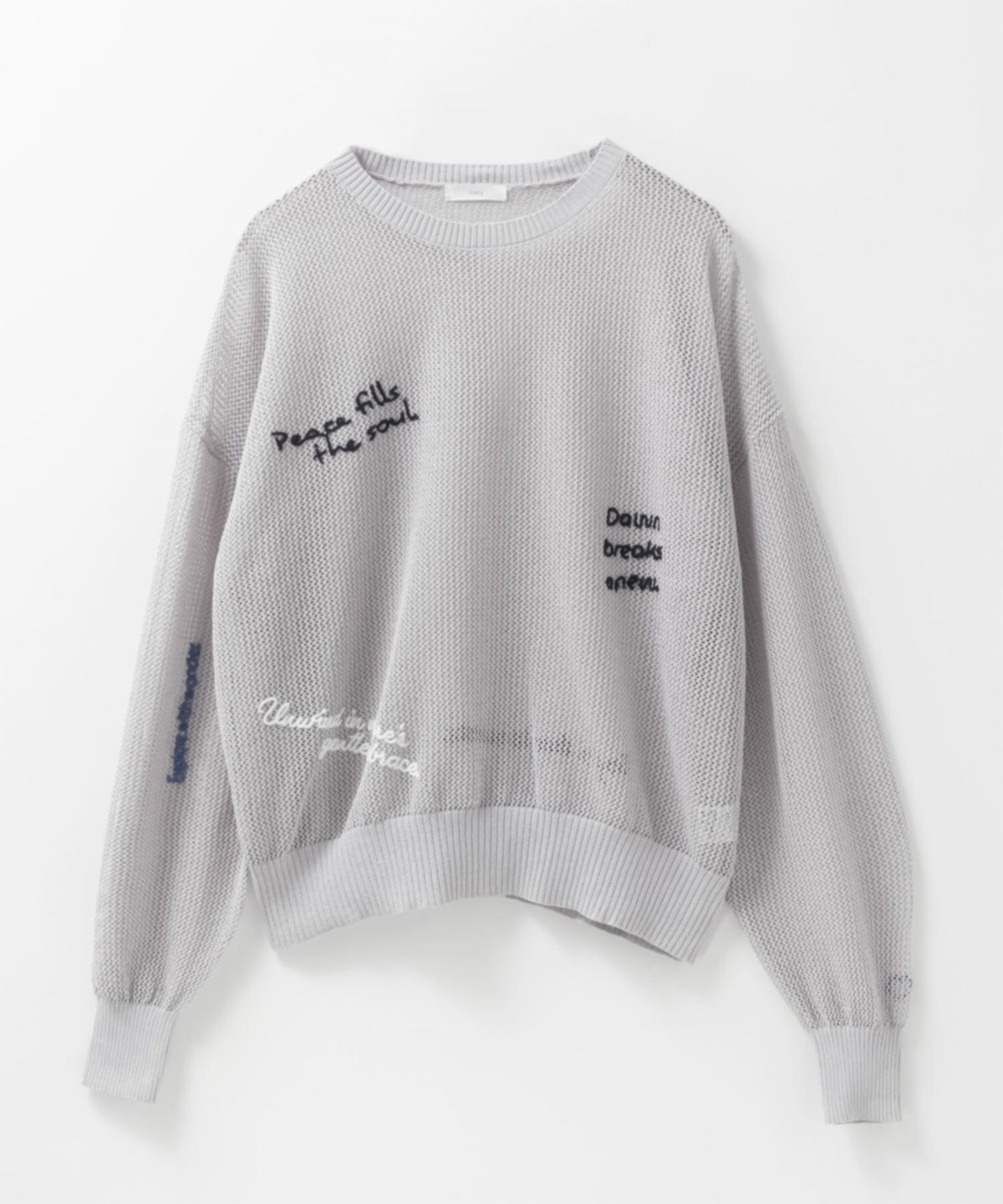 nAvy ランダム刺繍プルオーバー レディース