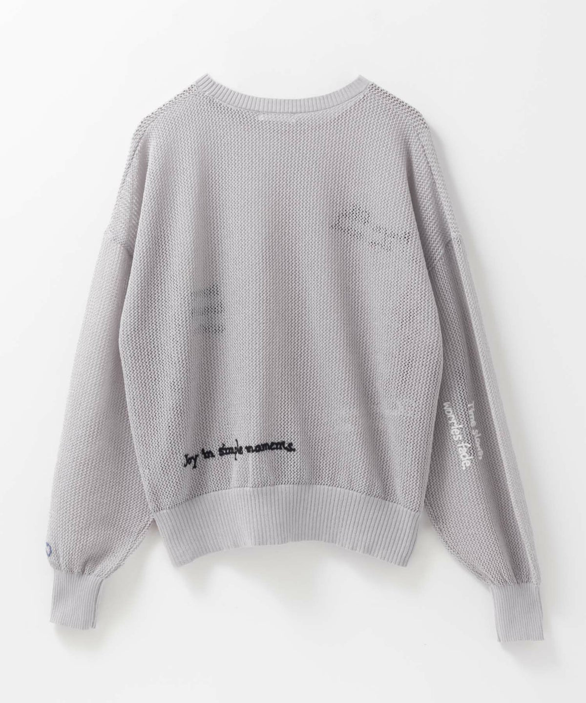 nAvy ランダム刺繍プルオーバー レディース