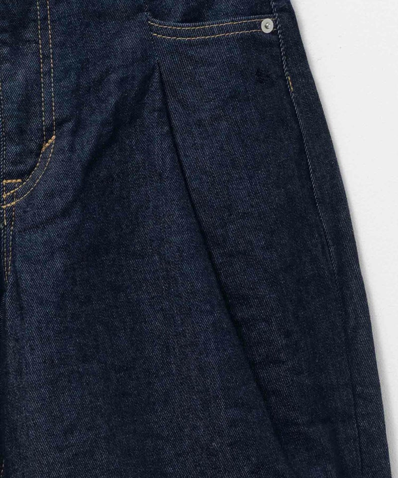 SOMETHING HANA タックカーブデニムパンツ レディース商品画像-15