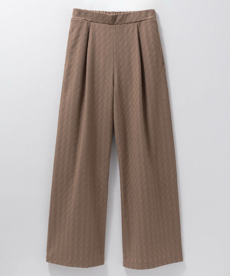 Howdy Marie ジャガードセミワイドパンツ レディース商品画像-13