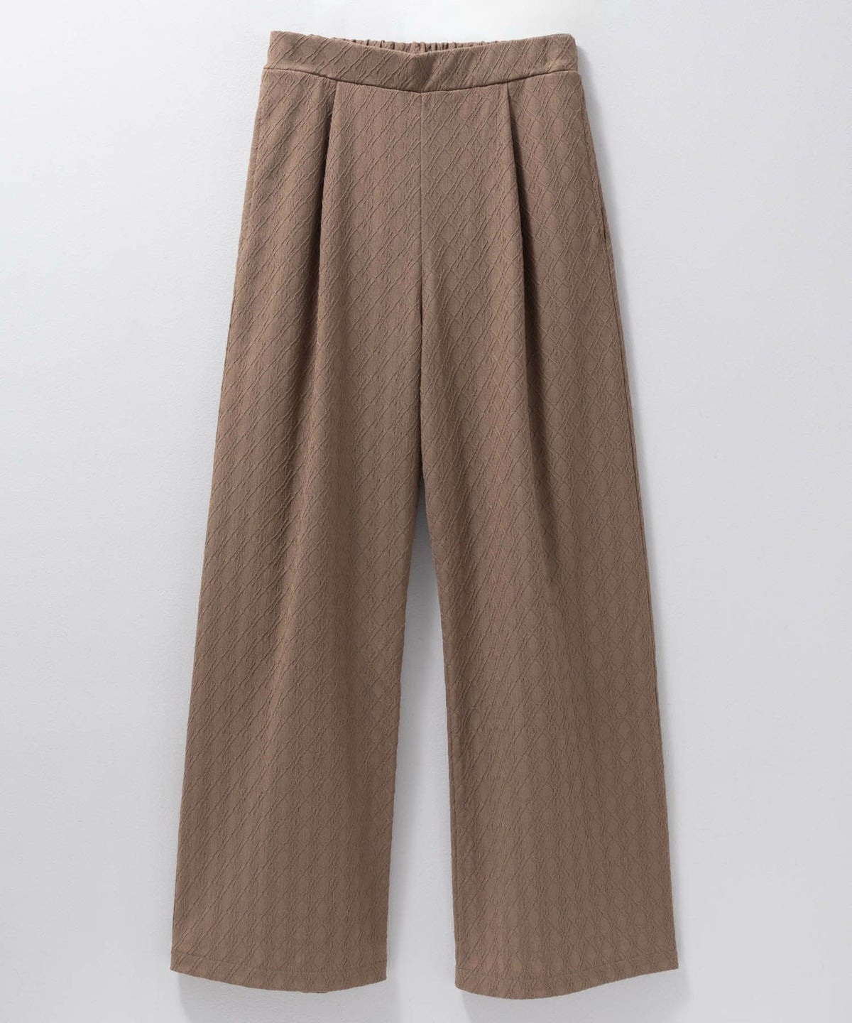 Howdy Marie ジャガードセミワイドパンツ レディース