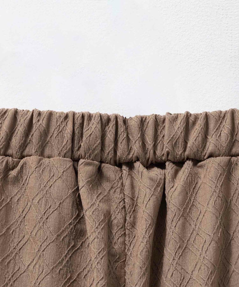 Howdy Marie  ジャガードセミワイドパンツ レディース商品画像-18