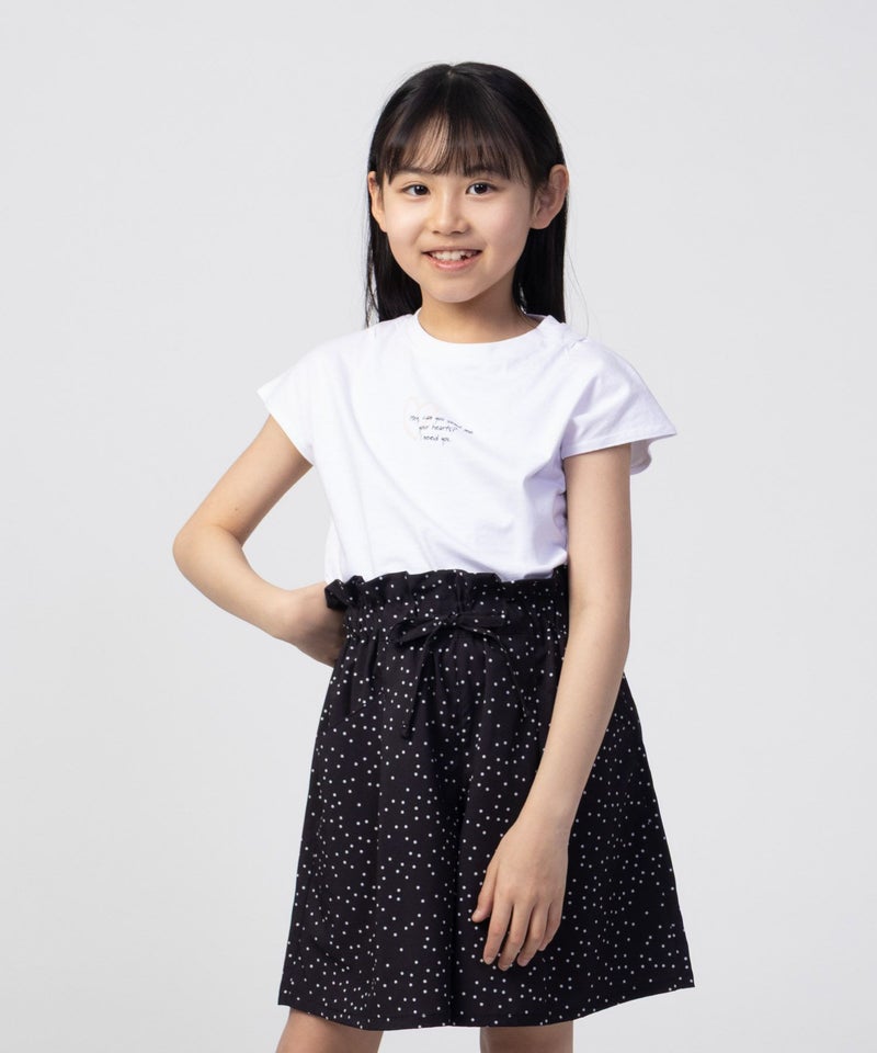 T-GRAPHICS フレンチスリーブプリント半袖Tシャツ キッズ メール便 対応商品商品画像-1